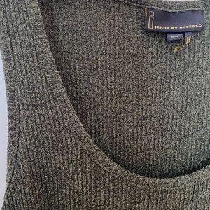 Jeans by Buffalo, long green t-shirt dress.